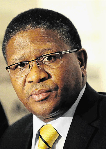 Fikile Mbalula. File photo.