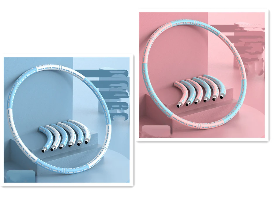 Vibrating Hula Hoop for Weight Loss Fitness Home Use Celebrities Female Slim Waist Exercise Device to Reduce Weight