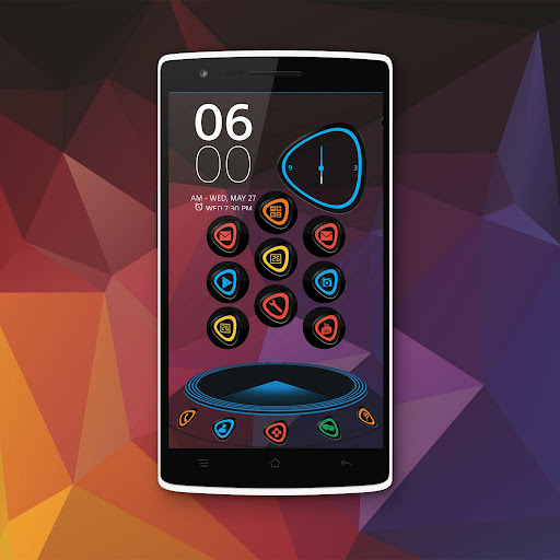 Next Launcher 3D Theme PolyGon