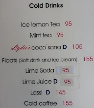 Lydie's menu 4