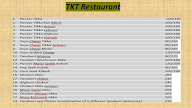 Tkt Restaurant menu 1