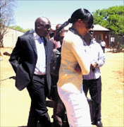 IN THE DOCK: Alex Shakoane and his wife Mpho. Pic. McKeed Kotlolo. 11/10/2008. © Sowetan.