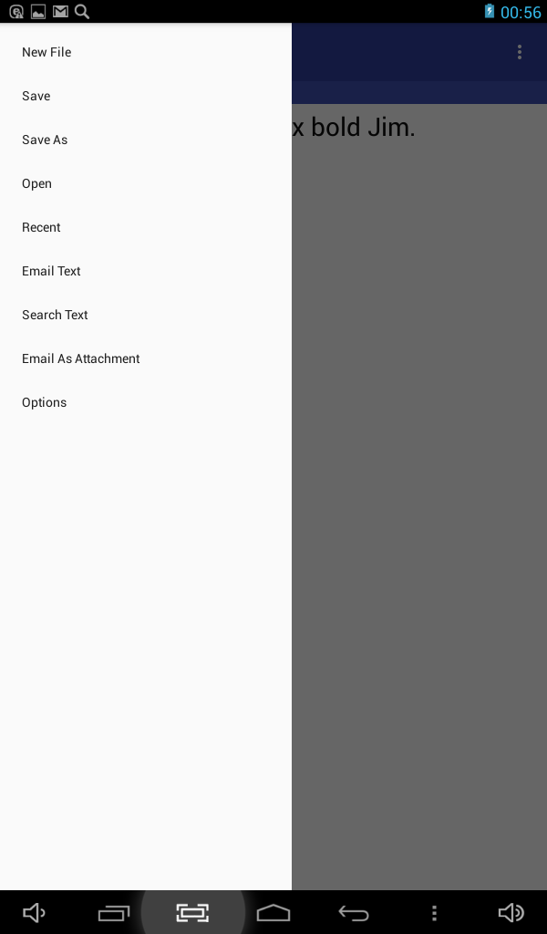 My Notepad Screen 2