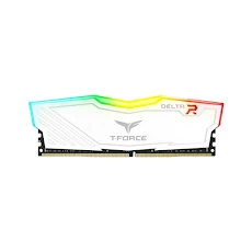 RAM desktop TEAM T-Force Delta White RGB 8GB (1 x 8GB) DDR4 3200MHz (TF4D48G3200HC16C01)