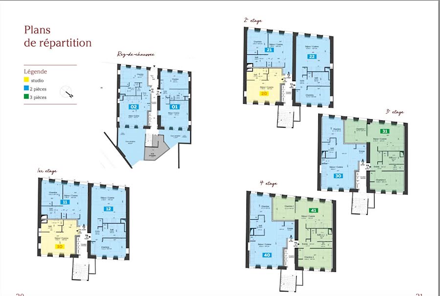 Vente appartement 2 pièces 45.01 m² à Dijon (21000), 358 300 €