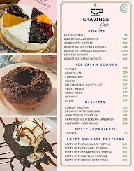 Cravings Cafe menu 2