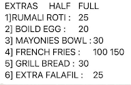 Mohammedia Shawarma menu 2