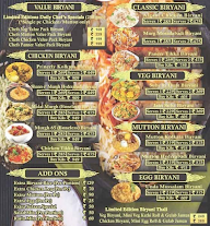 Biryani Chefs menu 4