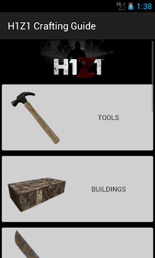 Inofficial H1Z1 Crafting Guide