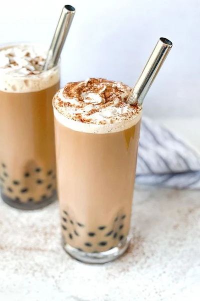 Chocolate Cream Cheese Bubble Tea