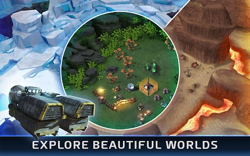  Wage interplanetary war  in this stunning combat strategy game Planetstorm: Fallen Horizon v0.8 apk obb data