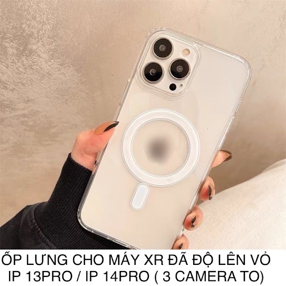 Ốp Lưng Ip Xr Đã Độ Lên Vỏ 13 Pro / 14Pro ( 3 Camera )