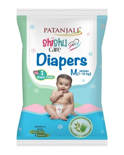 Patanjali Shishu Care Baby Diaper (Medium-1) - 28 gm