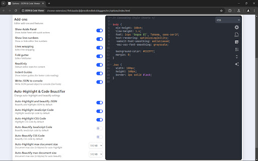 JSON & Code Viewer Preview 4