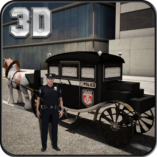 Police Horse Cart Crime Chase icon