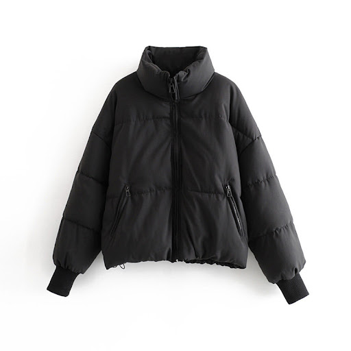 Title 1, New niche stand-up collar high-neck loose cotto...