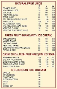 Bistro Shakes. 97 menu 3