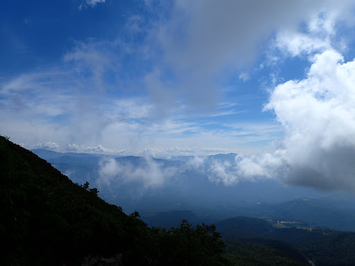 鉢盛山方面