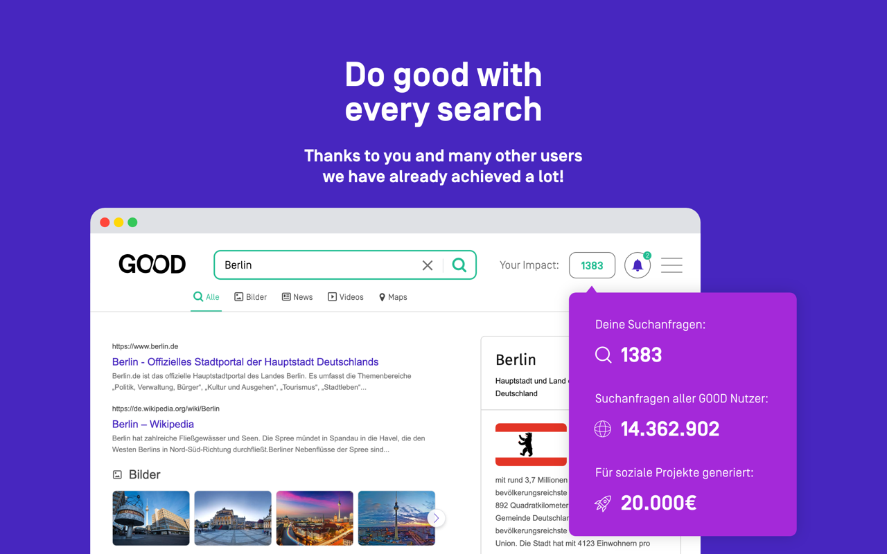 GOOD – The search engine for a better world Preview image 1