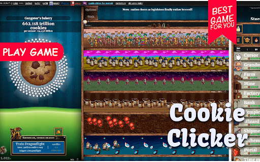 Cookie Clicker Unblocked Game New Tab