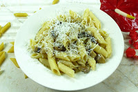 Creamy Mushroom Parmesan Penne