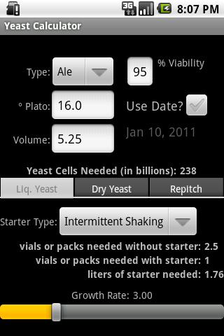 Mr Malty Yeast Calculator apk