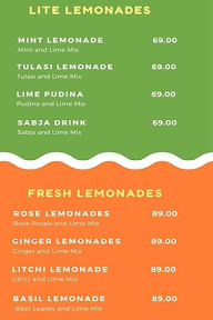 Trendz Juice Bar menu 1