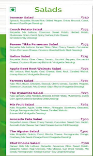 Salads Lab menu 2