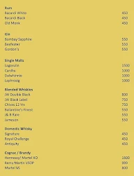 Main Street - The Residency Towers menu 2