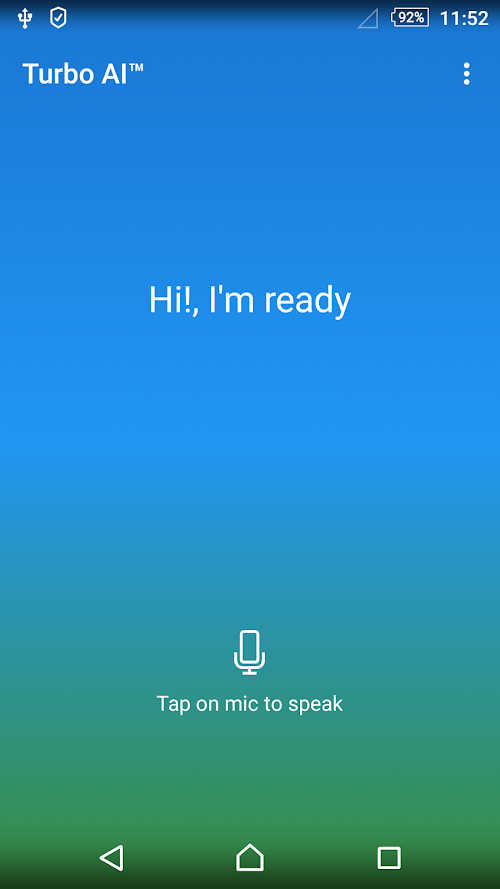 Android application Turbo AI™ screenshort