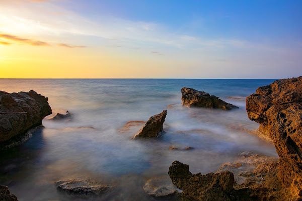 Tramonto al mare di Barcarello di dario_mentesana