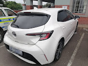 White Toyota hatch was hijacked in Newlands, KZN. 