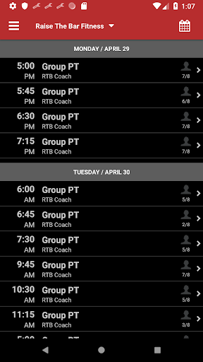 Raise The Bar Fitness