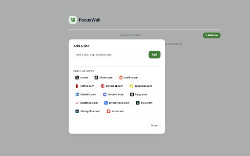 FocusWall screenshot 2
