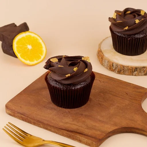 Dark Chocolate Orange Cupcake