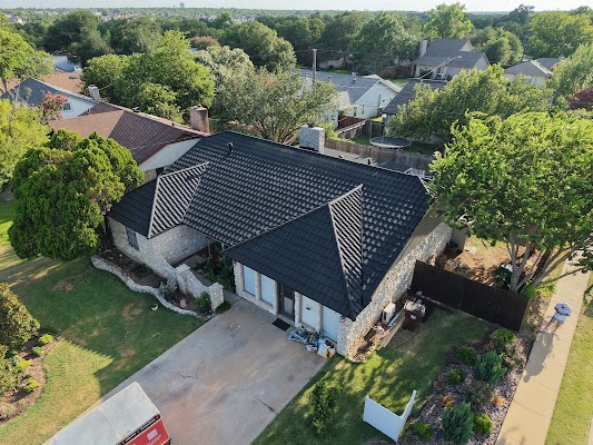 Storm-related roofing work shared in a recent public business post
