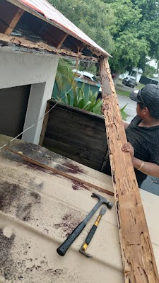 Metal roofing shared in a recent public business post