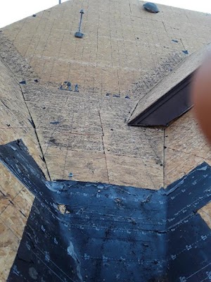 Storm-related roofing work shared in a recent public business post