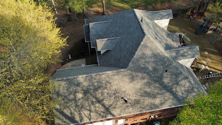 Storm-related roofing work shared in a recent public business post