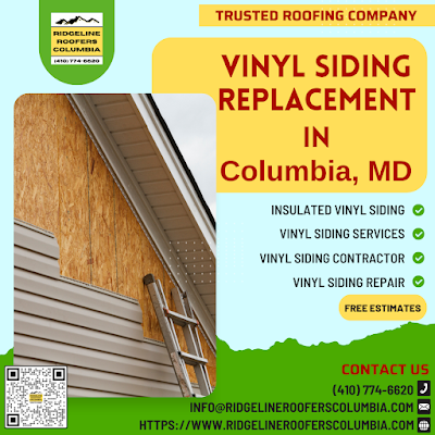 vinyl siding replacement in Columbia MD