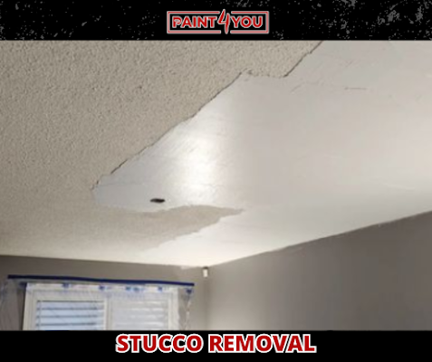 Popcorn ceiling removal