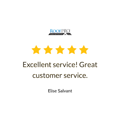 Roof repair shared in a recent public business post