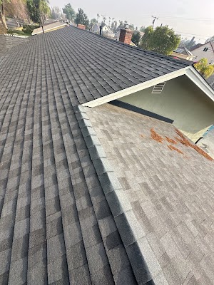 Roof repair shared in a recent public business post
