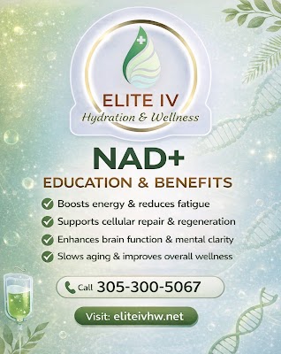 Clean, professional medical spa treatment room with neutral tones at Elite Iv Hydration And Wellness in Miami