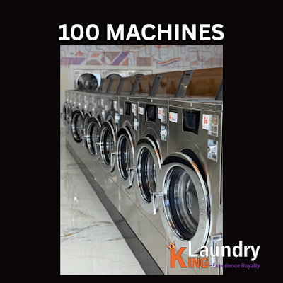 Self-service laundry at Laundry King, West Valley City, UT