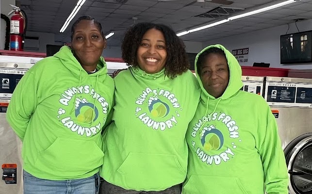 Self-service laundry at Always Fresh Laundromat, Atlanta, GA
