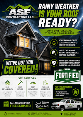 Shingle roofing shared in a recent public business post