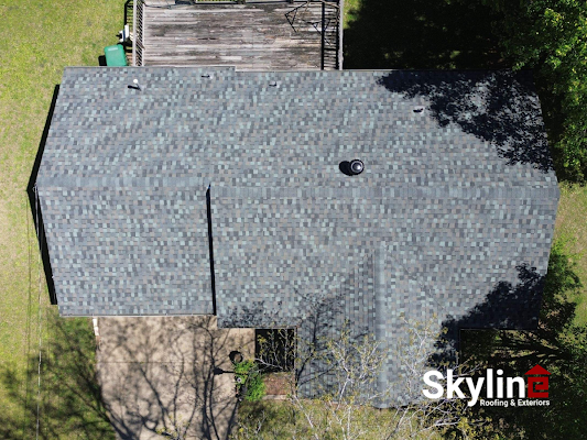 Storm-related roofing work shared in a recent public business post