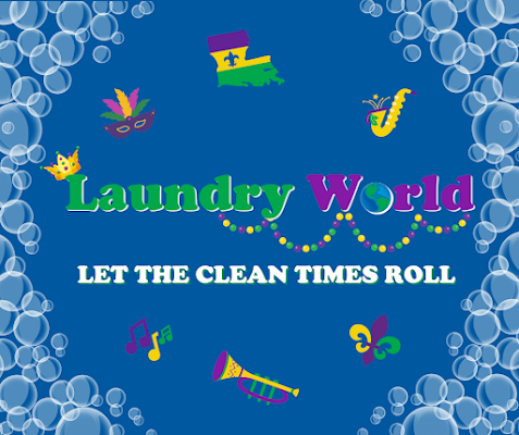 Self-service laundry at Laundry World Laundromats- Gretna Blvd, New Orleans, LA