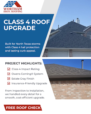 Storm-related roofing work shared in a recent public business post